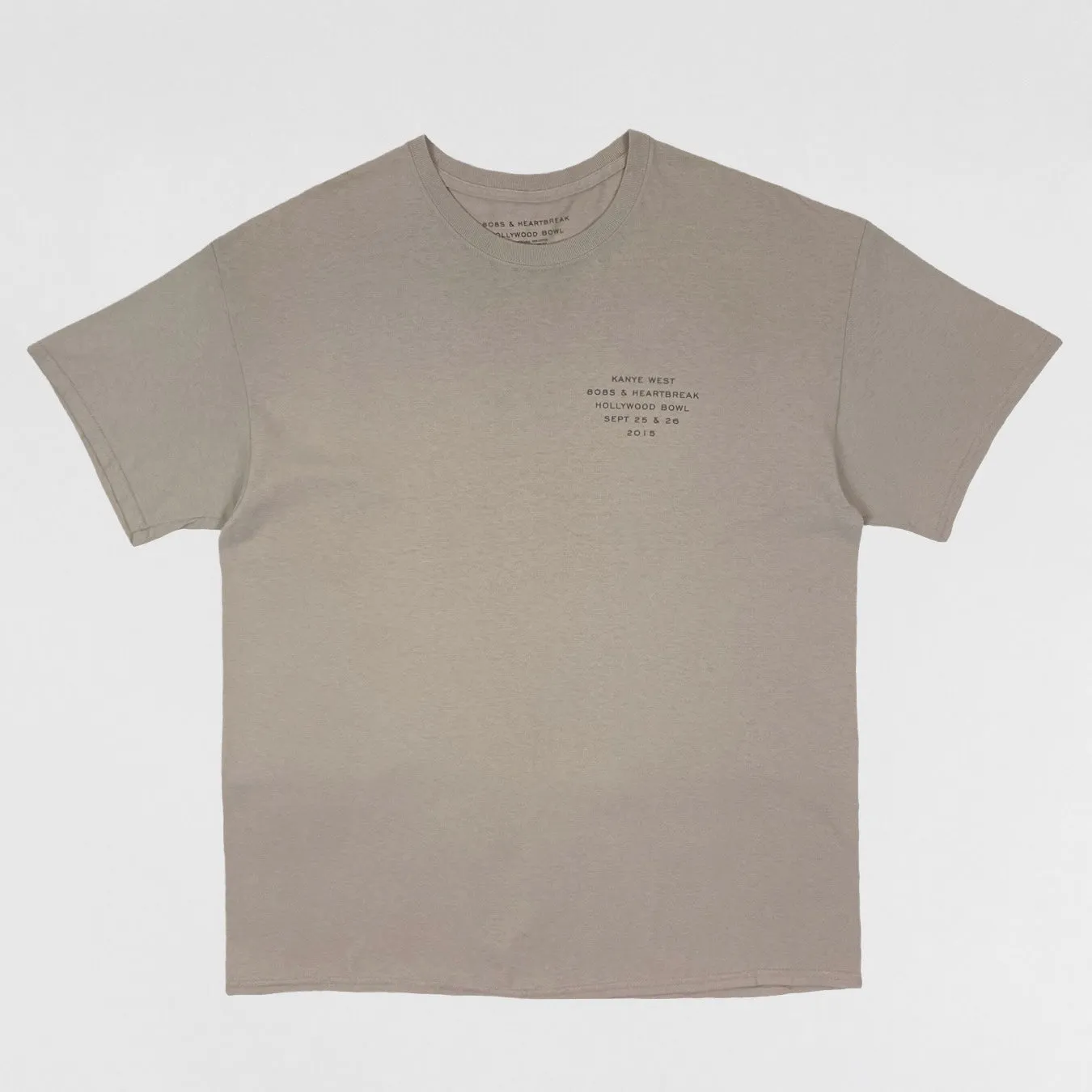 808’s & Heartbreak 2015 Hollywood Bowl Tee In Sand