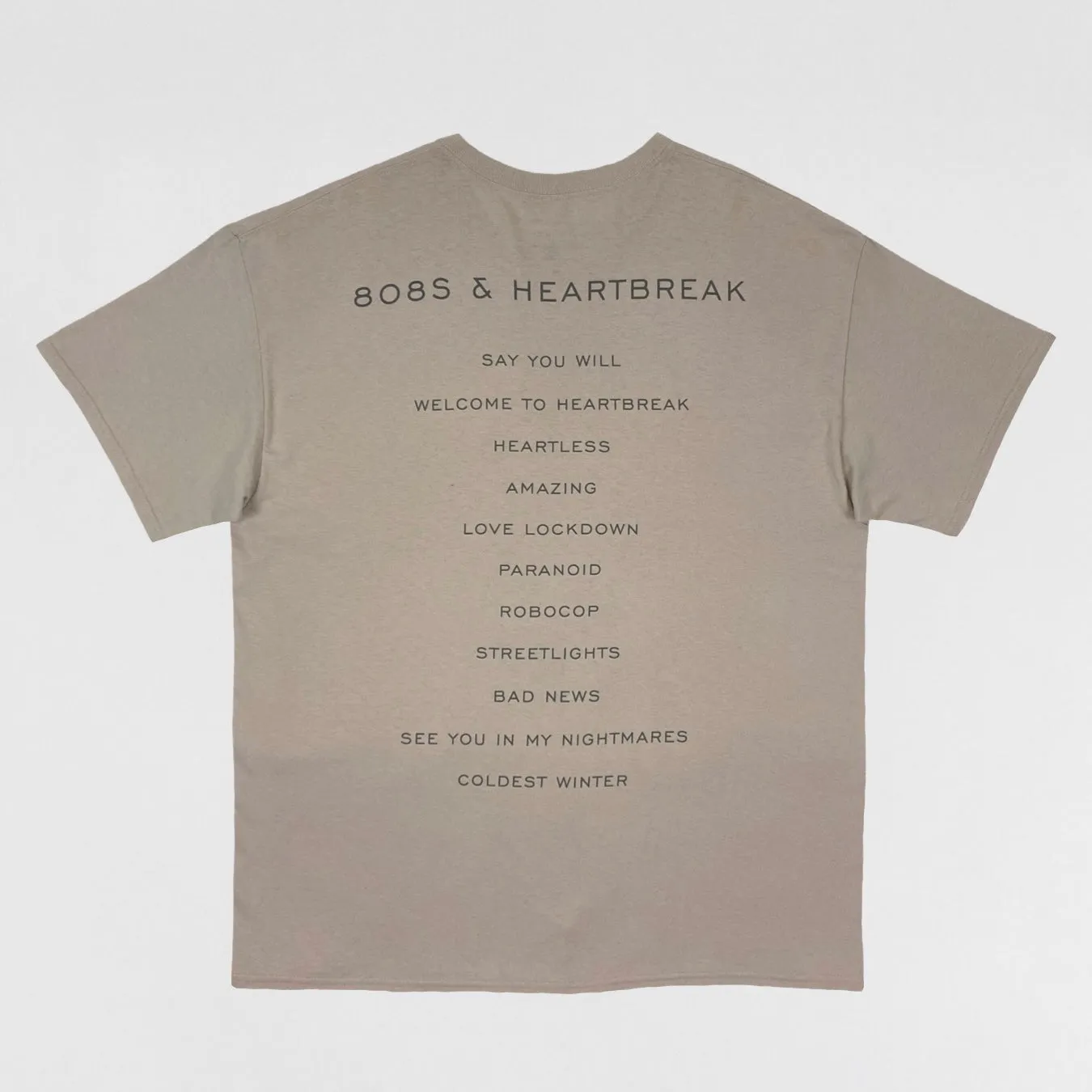 808’s & Heartbreak 2015 Hollywood Bowl Tee In Sand