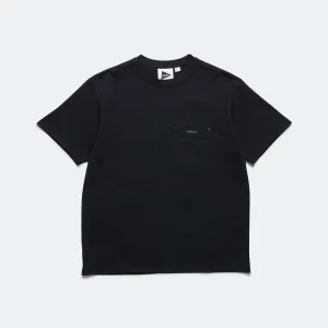 Backprint Tee × and wander - Black