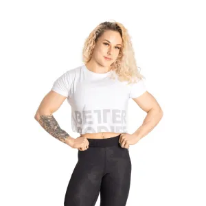 Better Bodies Astoria Cropped Tee - White