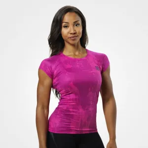 Better Bodies Performance Cut Tee - Pink Print