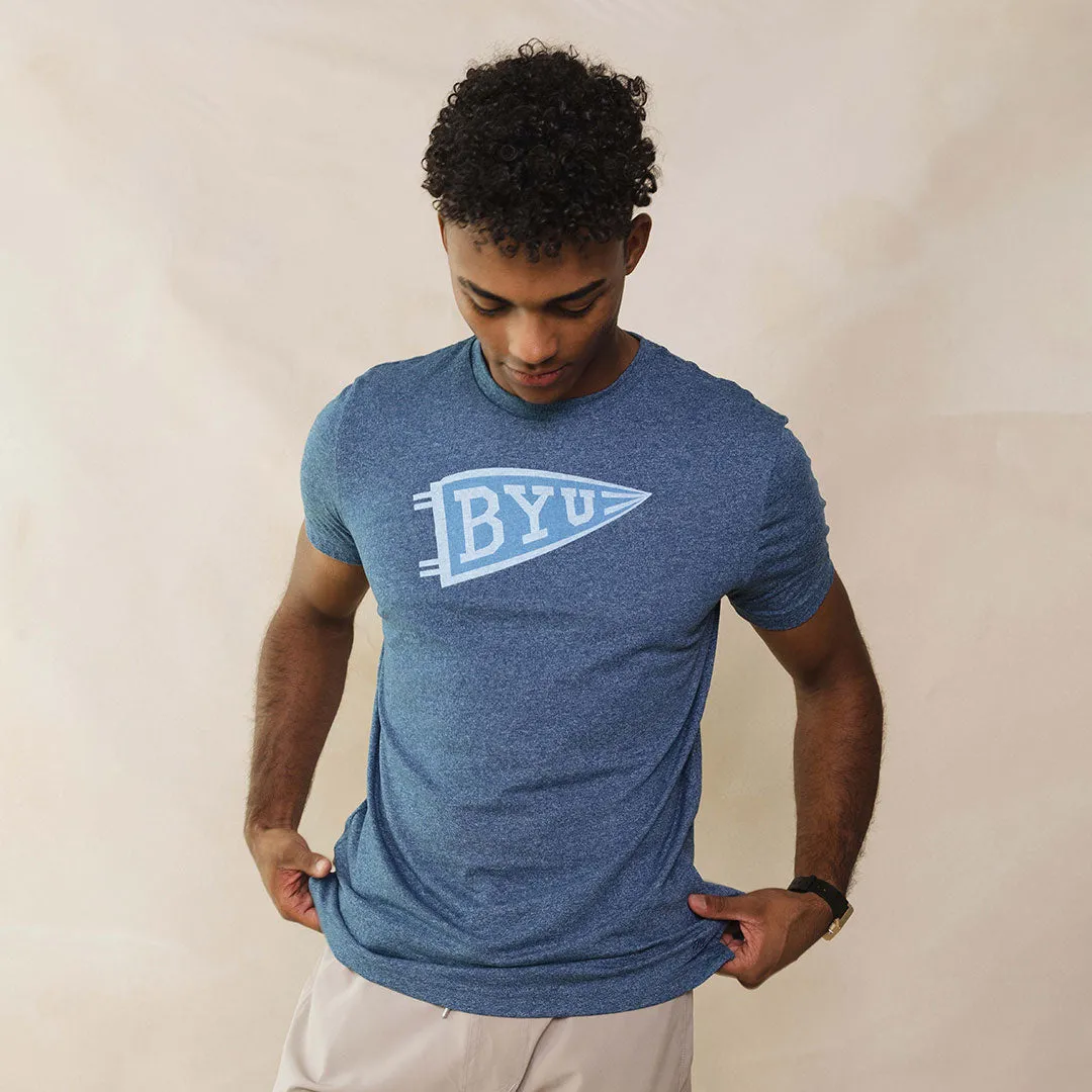 BYU Men's Classic Tee, Navy