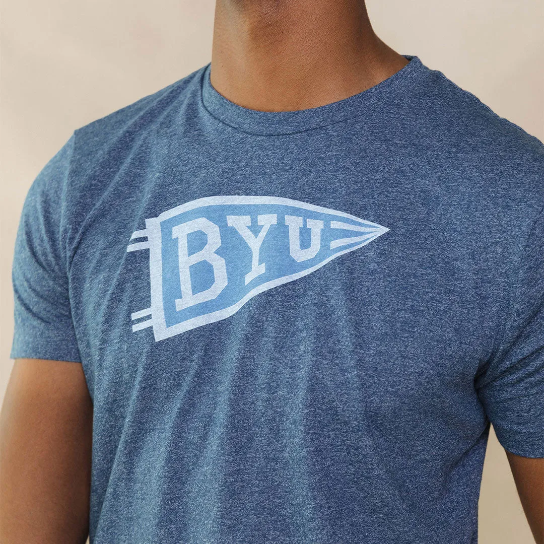 BYU Men's Classic Tee, Navy