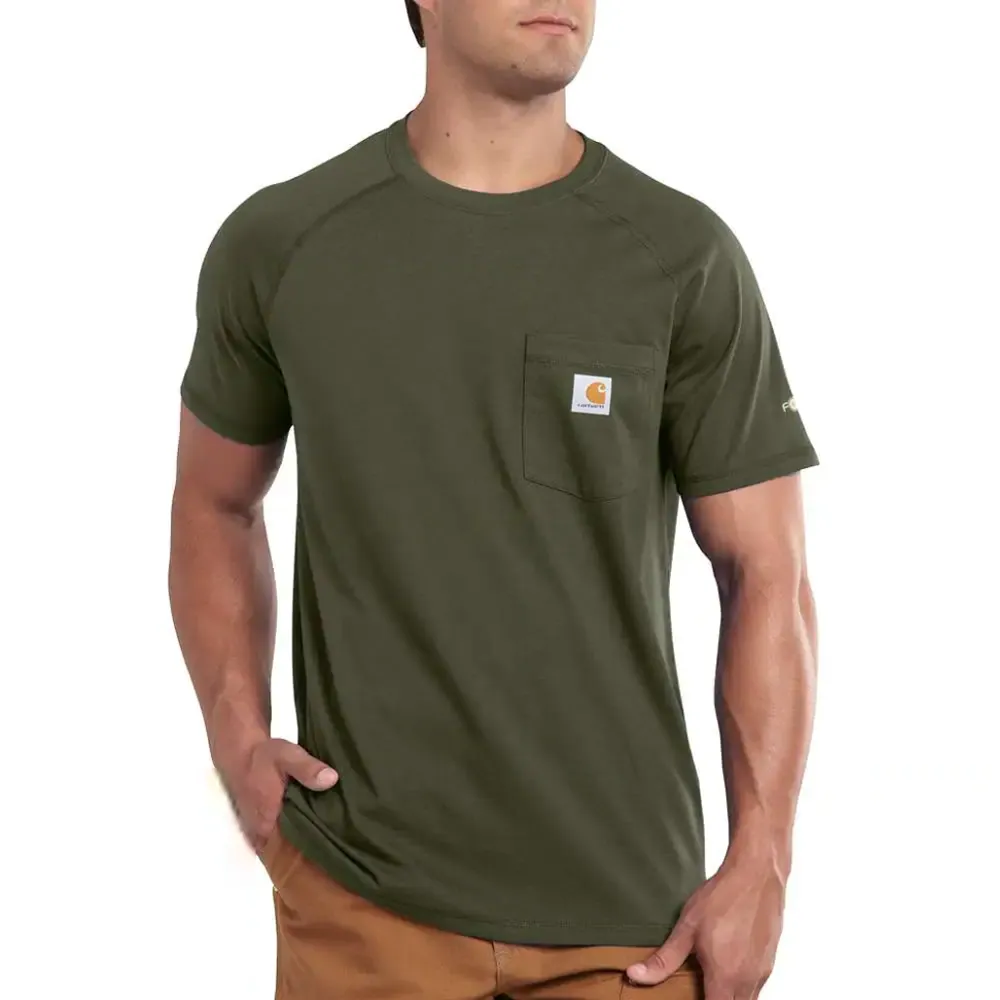 Carhartt 100410 Force Relaxed Fit Midweight Short Sleeve Pocket T-Shirt