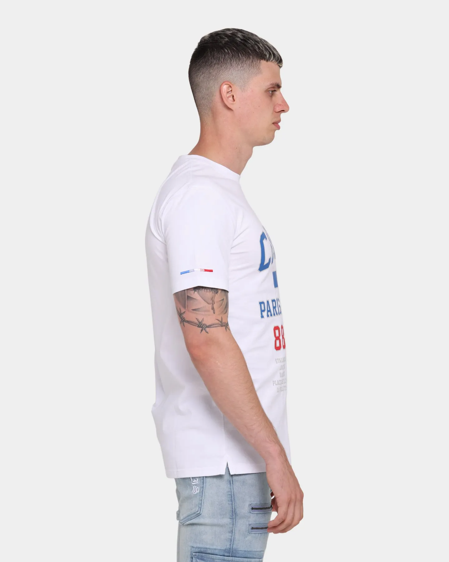 Carre CDG Classique Short Sleeve T-Shirt White