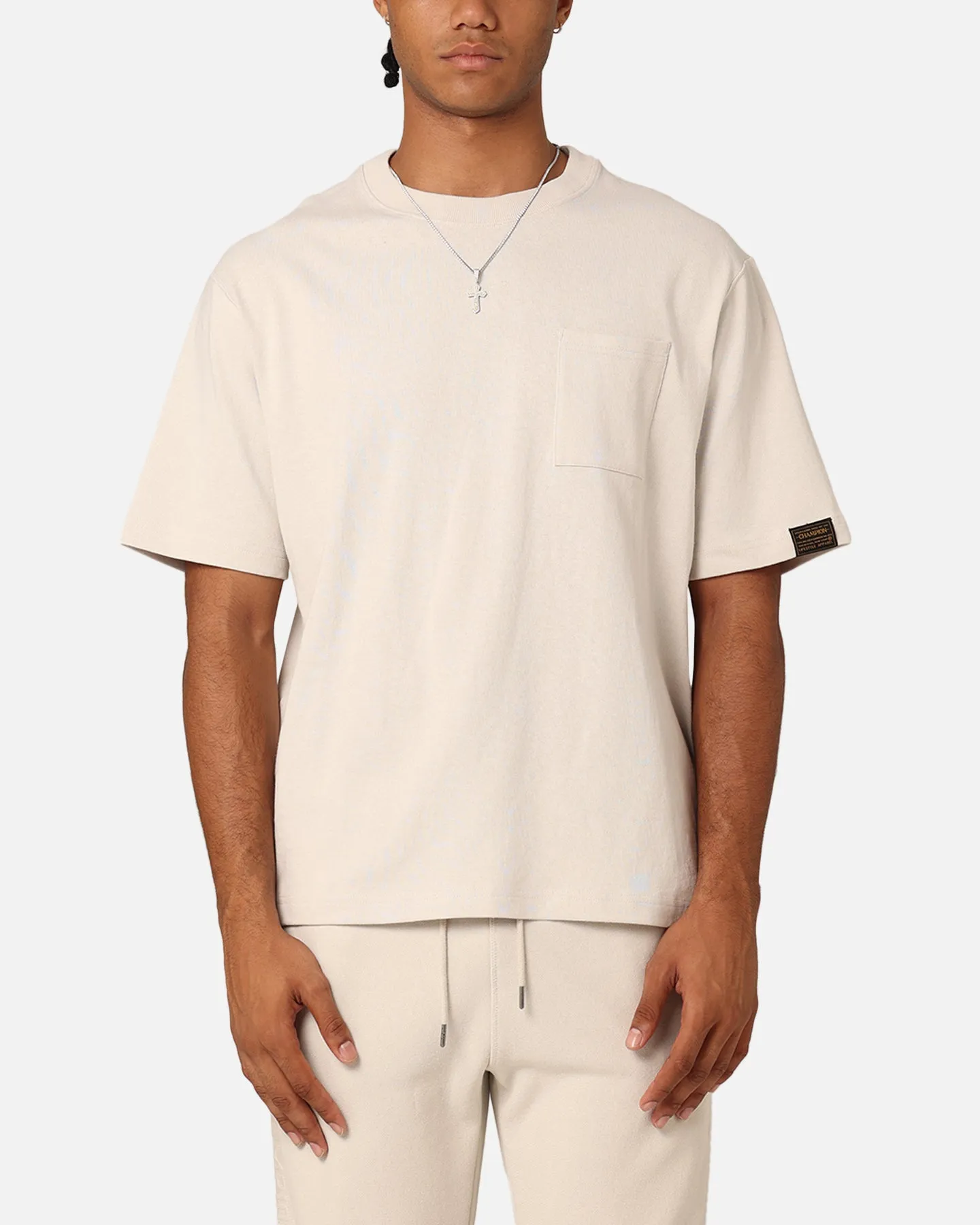 Champion Jersey Element T-Shirt Stone