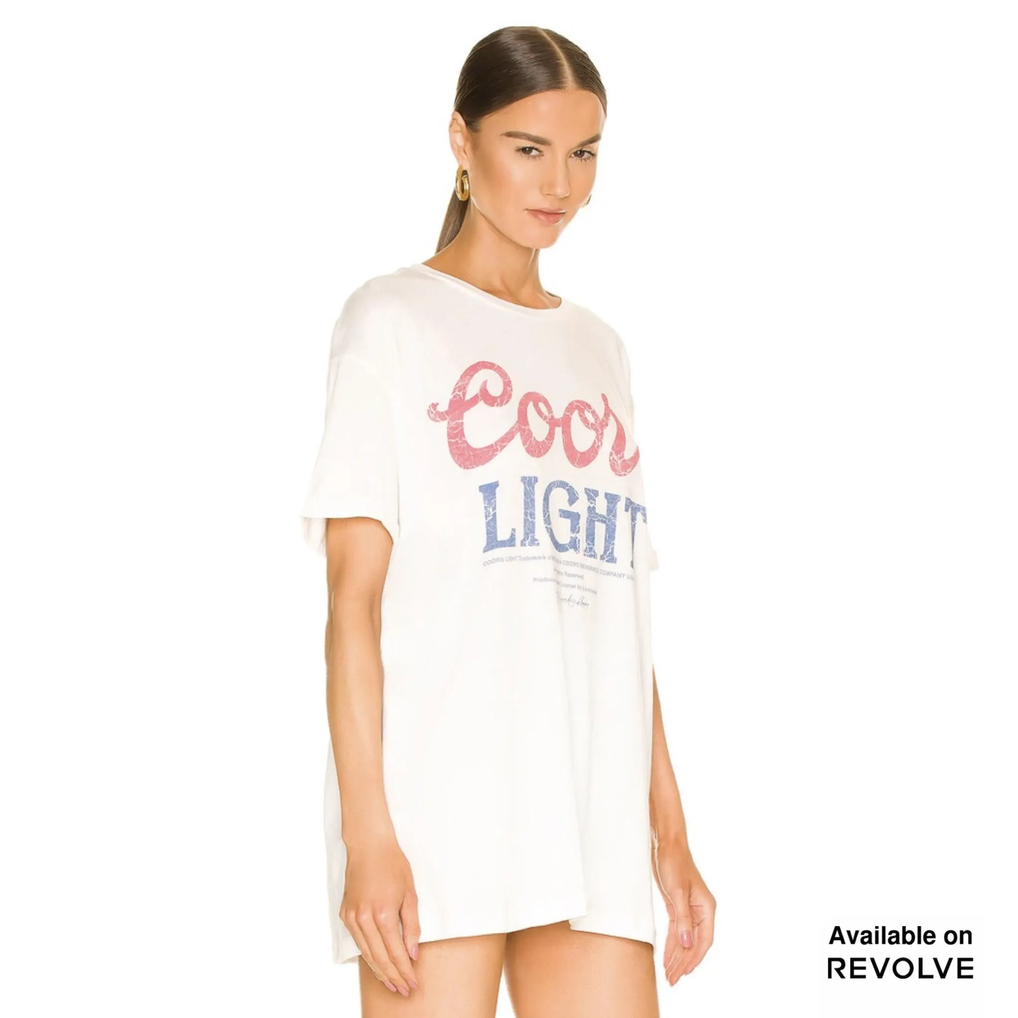 Coors Light 1980 - Oversized Tee - White