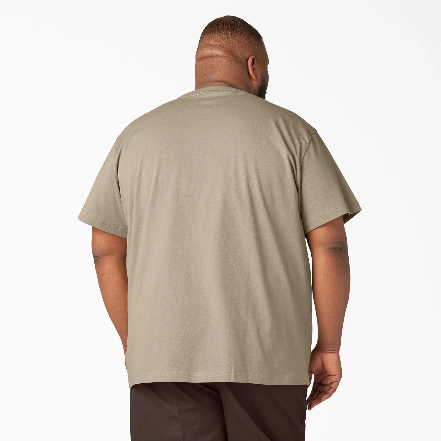 Dickies Men's Heavyweight Short Sleeve Pocket T-Shirt_Desert Sand