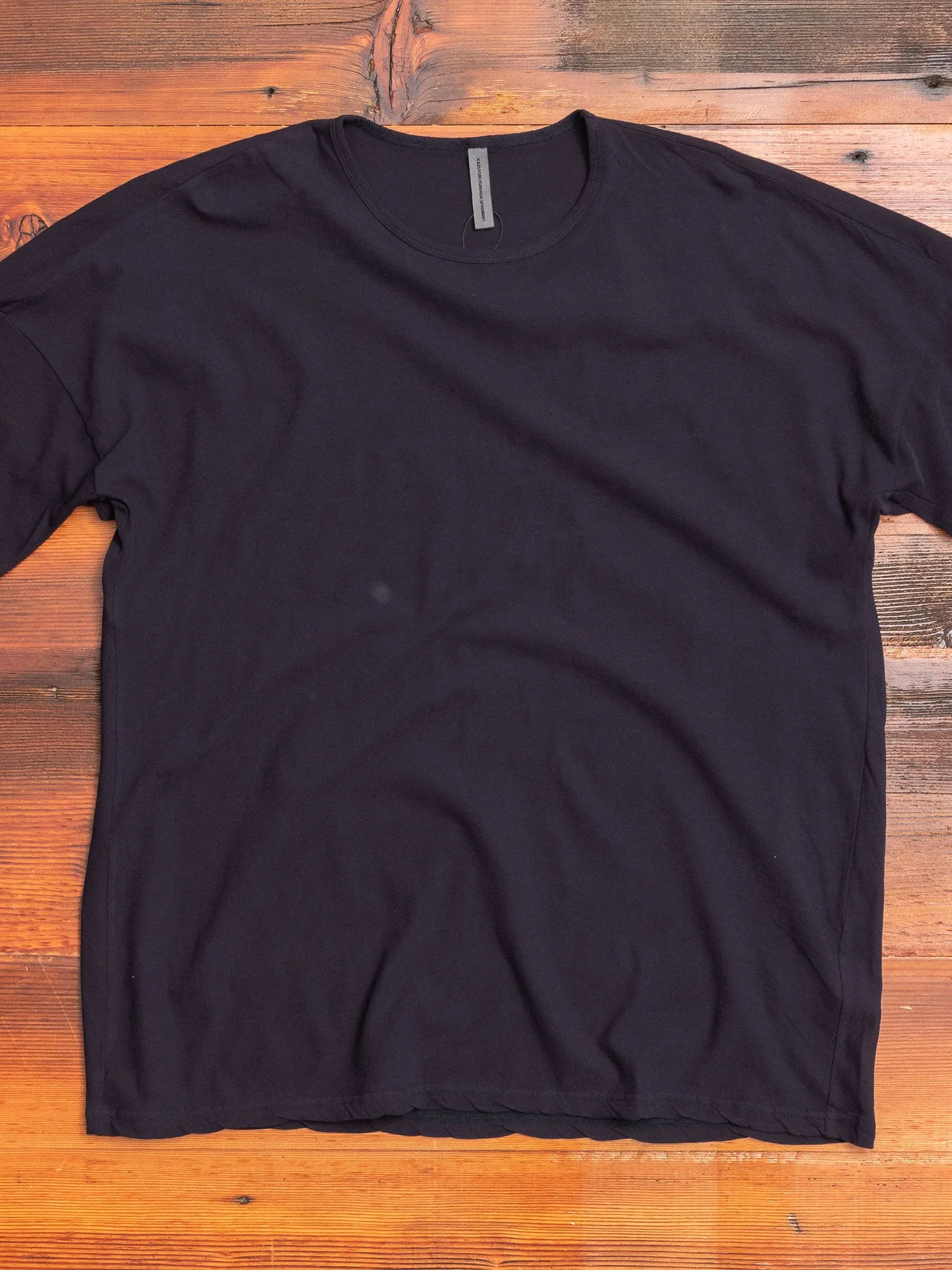 Drop Shoulder Relaxed T-Shirt in Dark Navy