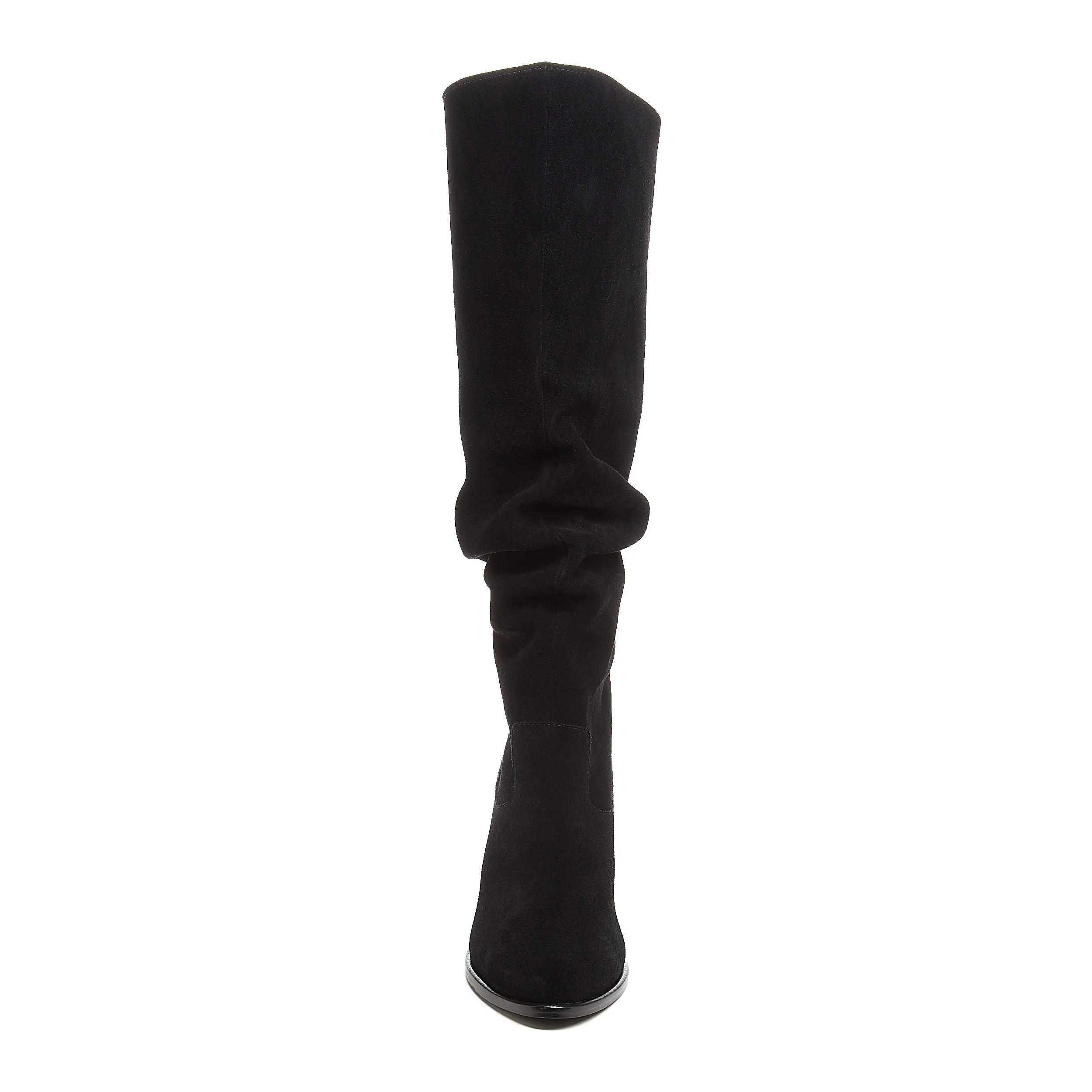 Easton Black Suede Slouchy Boots