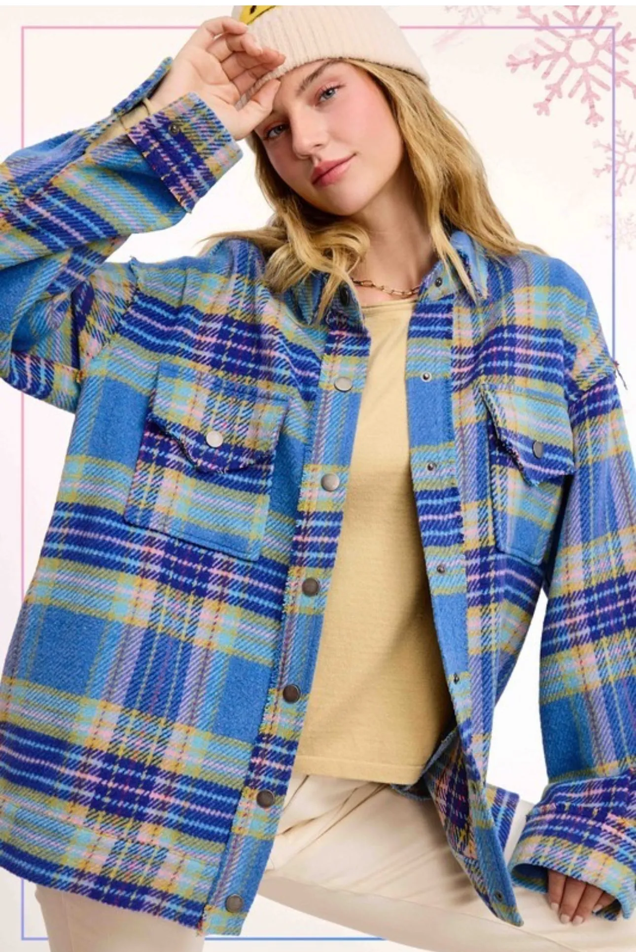 Edgy Plaid Shacket