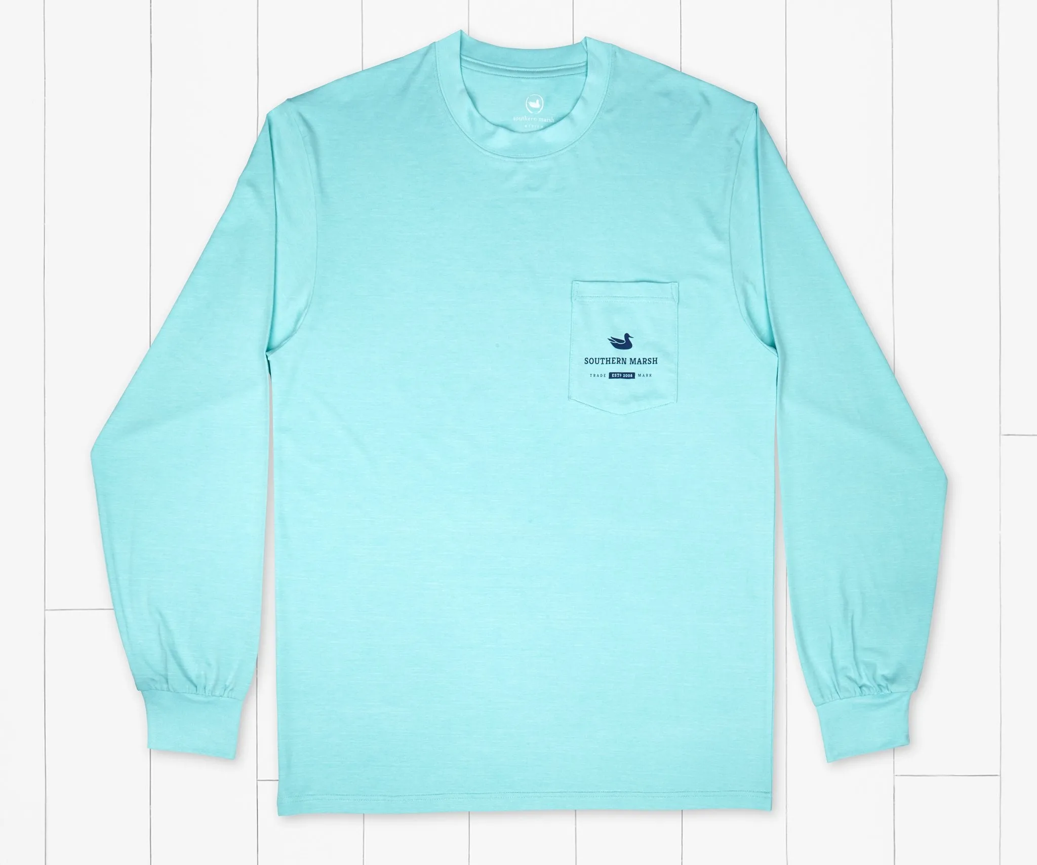 FieldTec™ Heathered Performance Tee - Flags - Long Sleeve