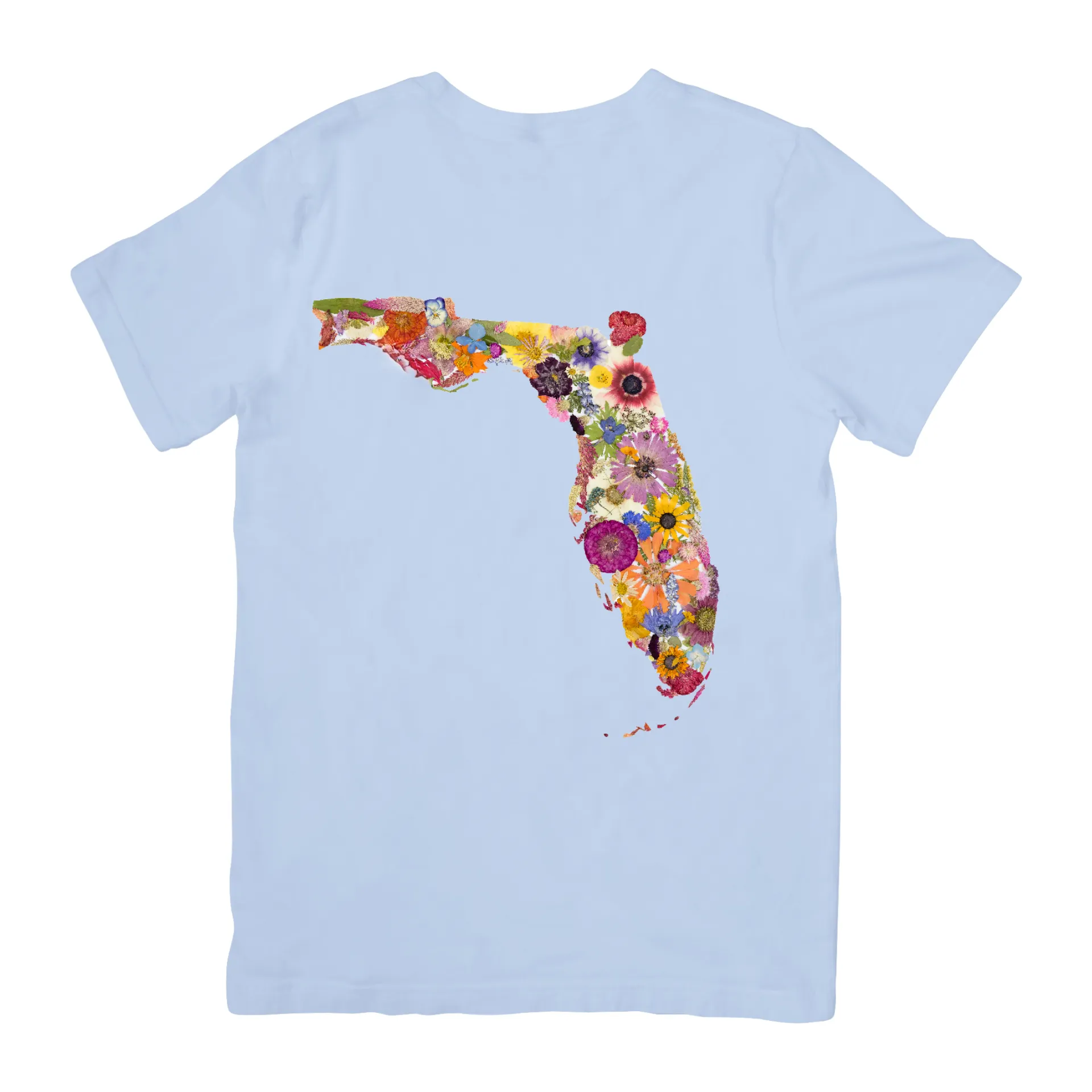 Florida Themed Comfort Colors Tshirt - "Where I Bloom" Collection