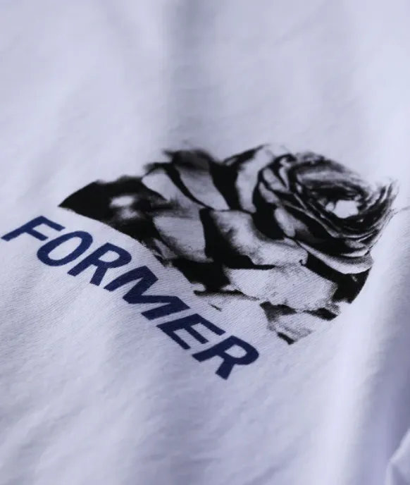 FORMER - ROSE CRUX T-SHIRT - WHITE