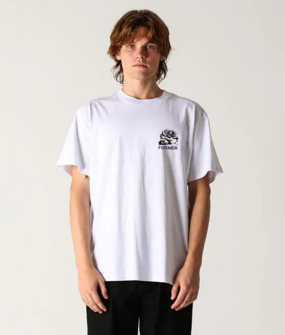 FORMER - ROSE CRUX T-SHIRT - WHITE