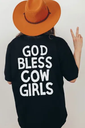 God Bless Cowgirls Graphic Top