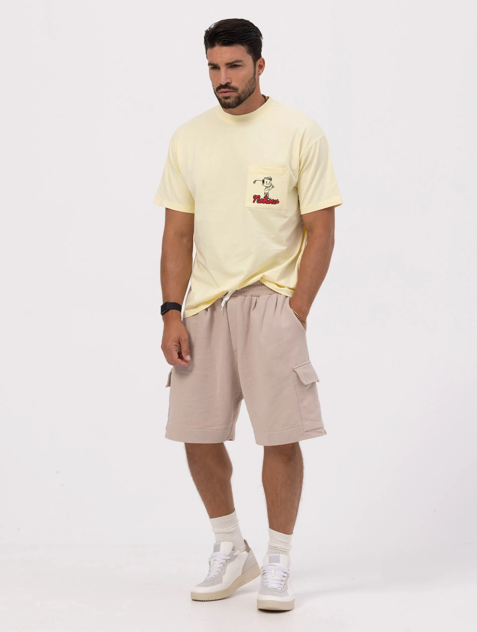 GOLF PRINTED T-SHIRT IN YELLOW