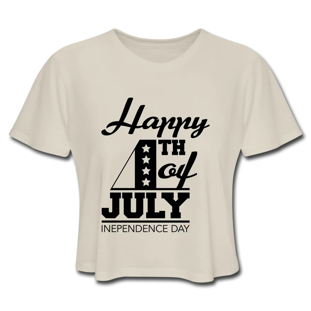 Happy 4th Of July Crop Top