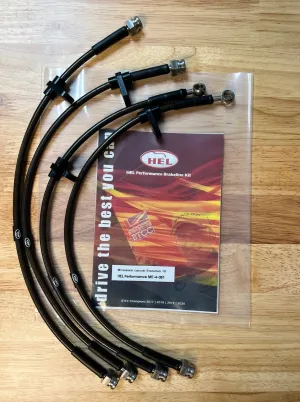 HEL Performance Braided Brake Lines for Mitsubishi Lancer Evolution X