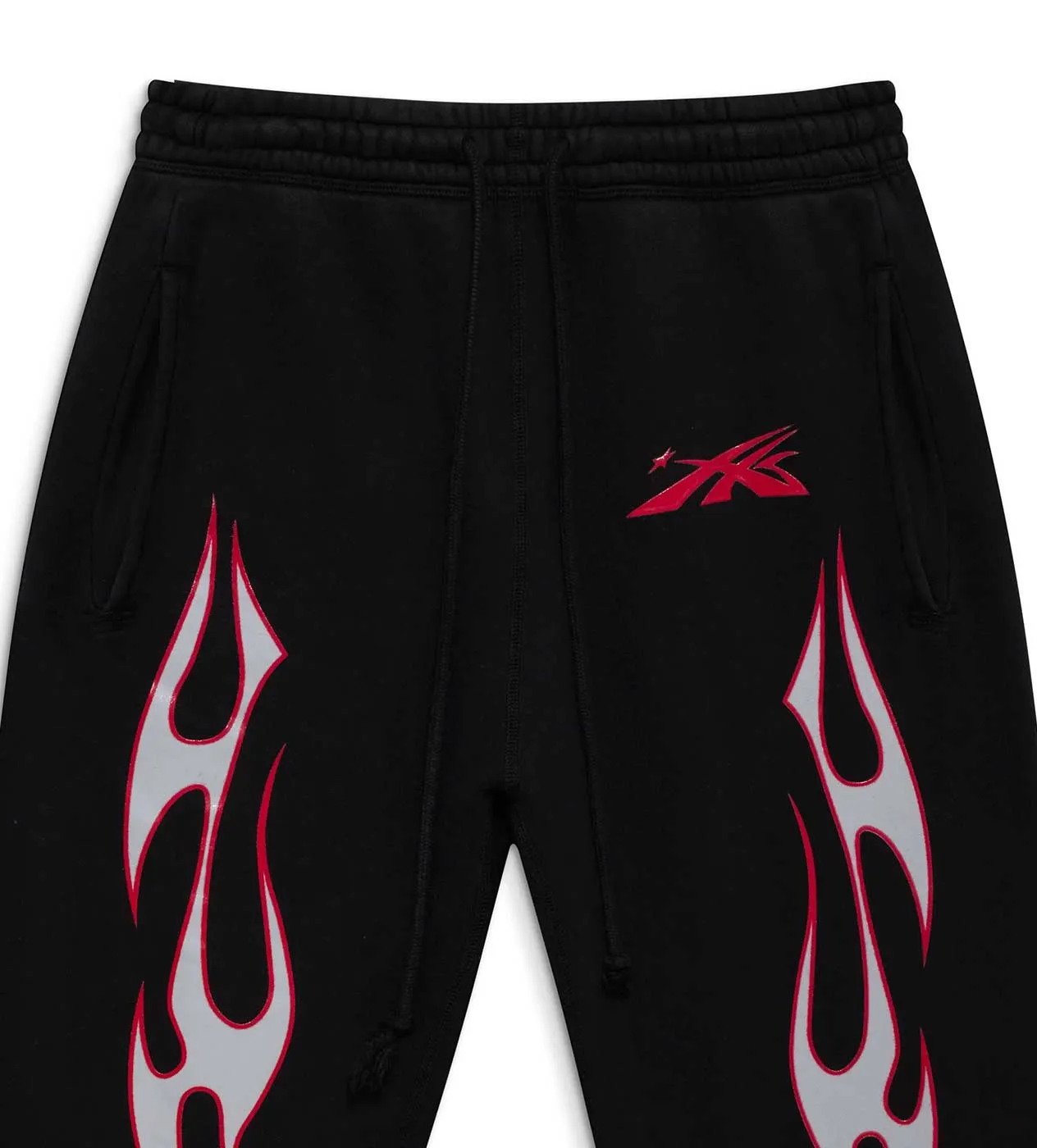 Hellstar Sports Future Flame Sweatpants Black