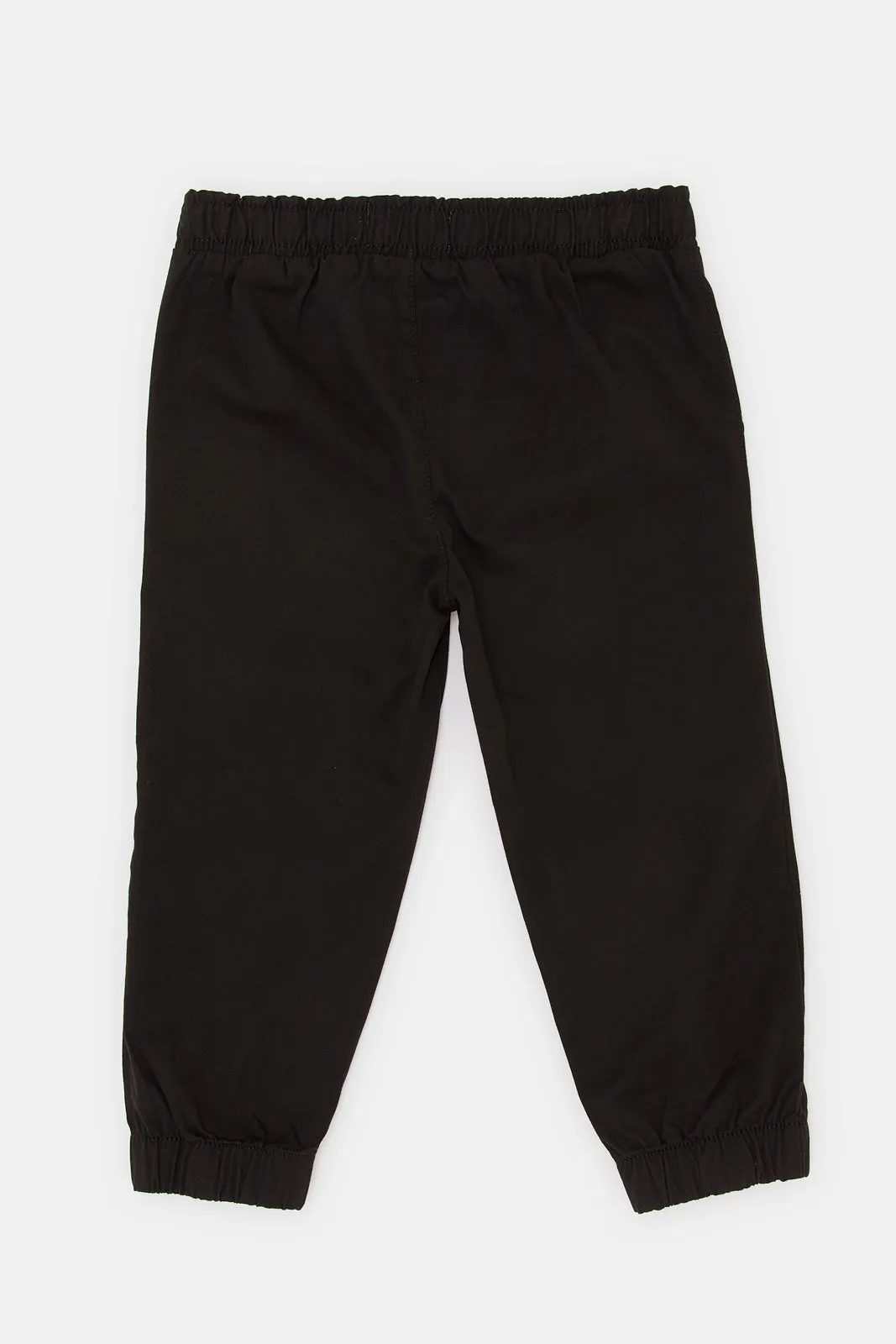 Infant Boys Black Chino Jogger