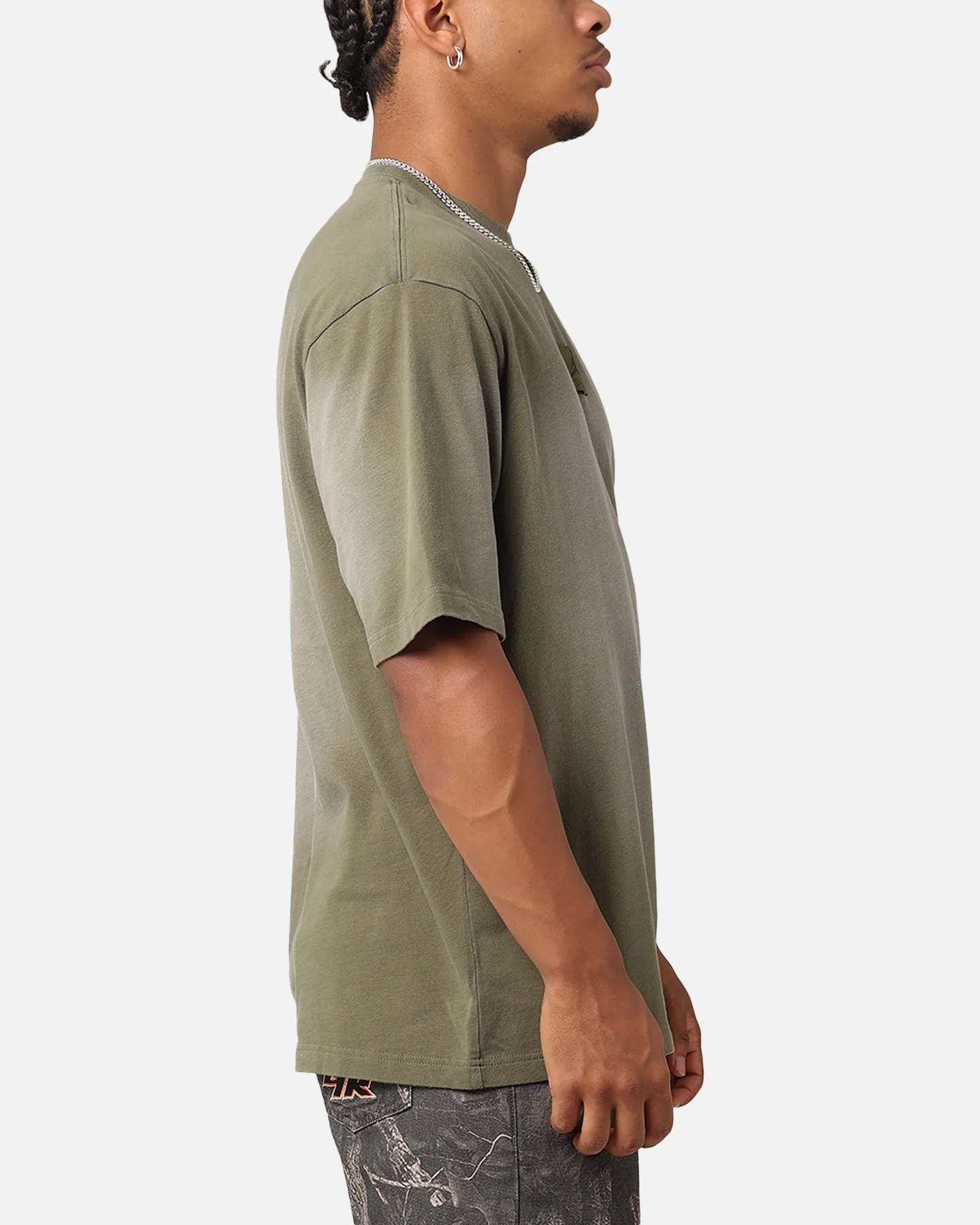 Jordan Flight Essential 85 Crewneck T-Shirt Medium Olive