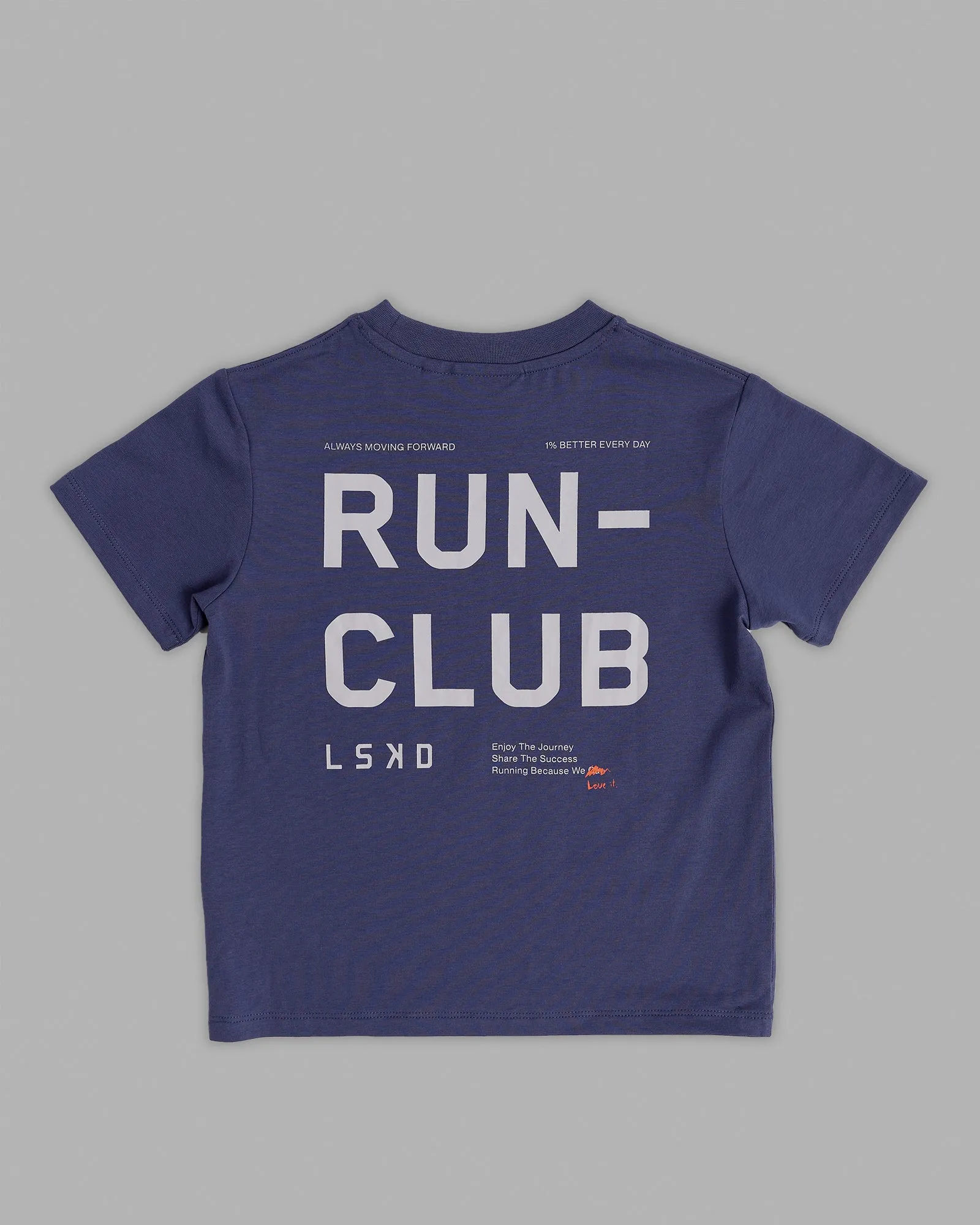 Kids Love The Run FLXCotton Tee - Future Dusk-Galactic Lilac