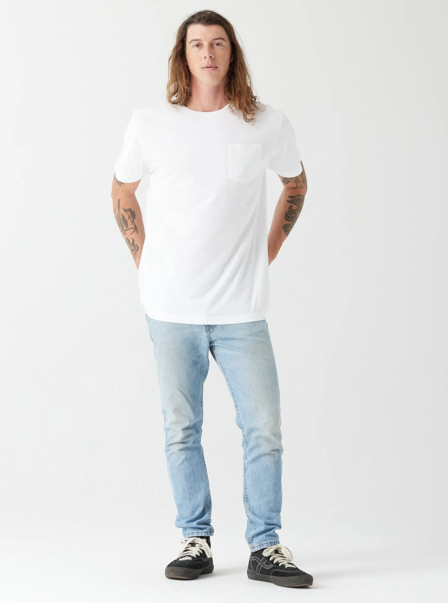 Men's Heavyweight Pocket Tee - White