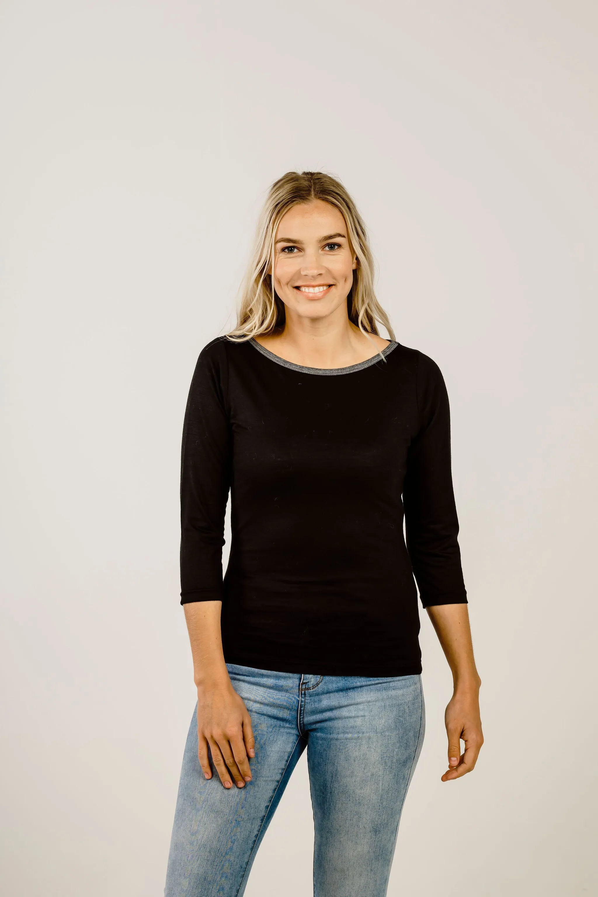 Merino Boat Neck Shirt