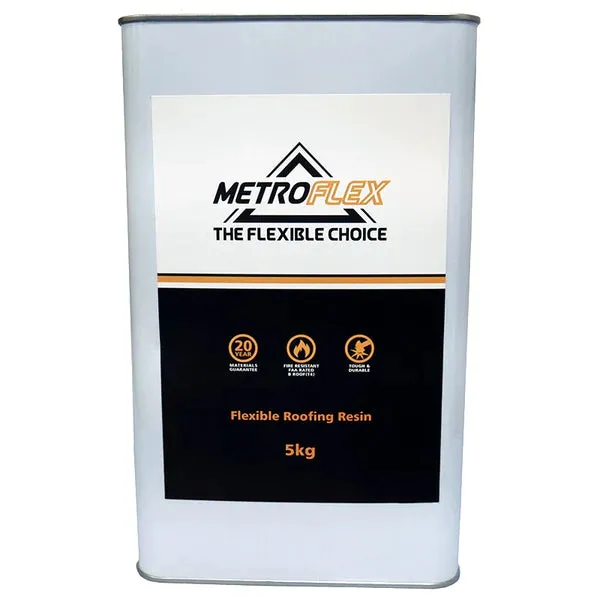 MetroFlex Flexible GRP Roofing Resin - 5kg