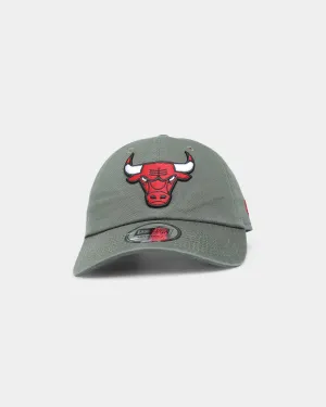 New Era Chicago Bulls 'Washed Olive' Casual Classic Strapback Olive Green