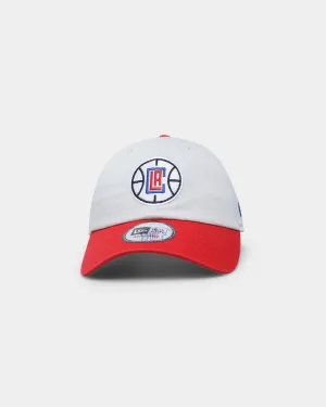 New Era Los Angeles Clippers 'Original Team Colour Visor' Casual Classic Strapback Stone