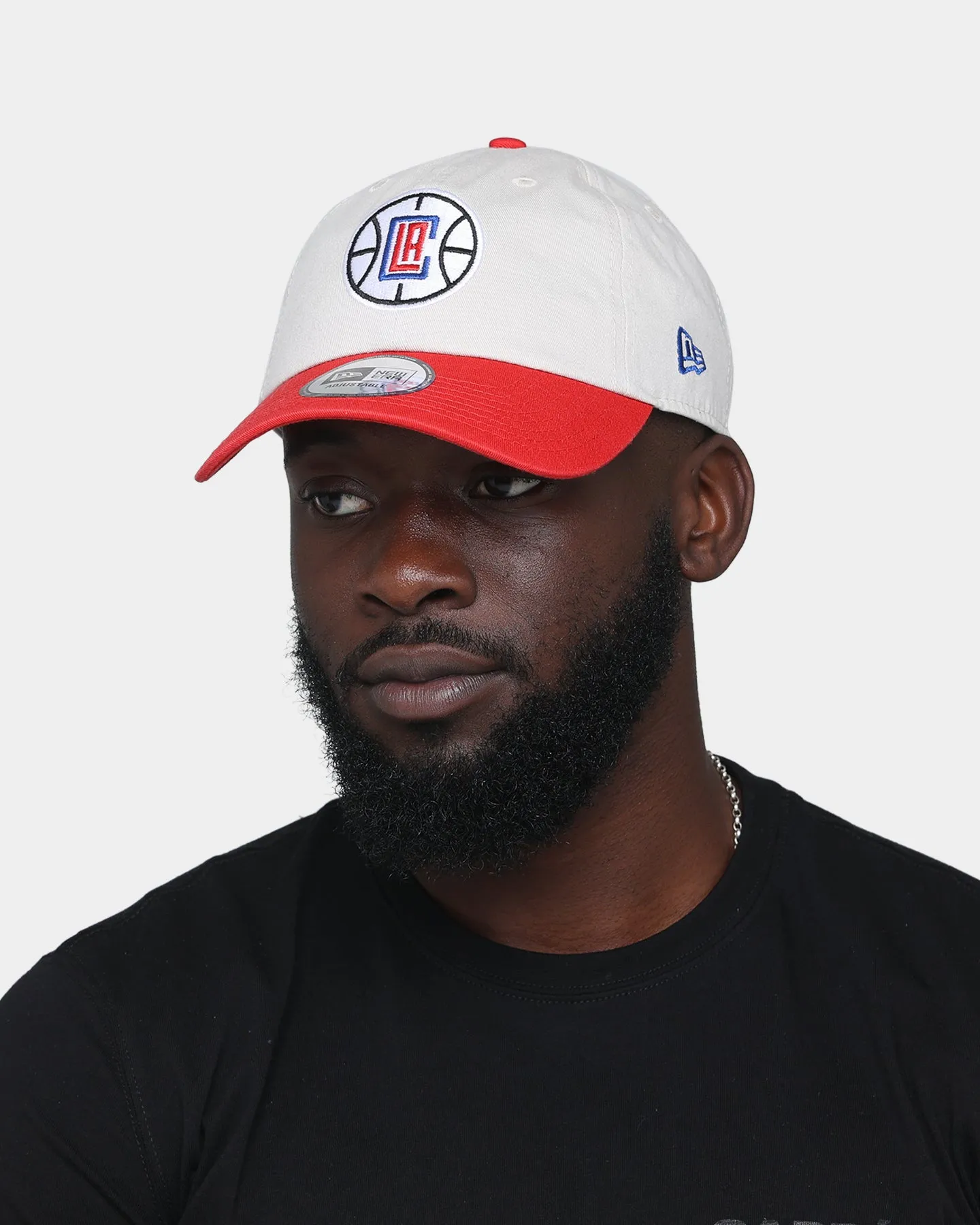 New Era Los Angeles Clippers 'Original Team Colour Visor' Casual Classic Strapback Stone