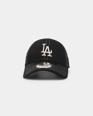 New Era Los Angeles Dodgers 'Black Contrast' Casual Classic Strapback Black/Stone