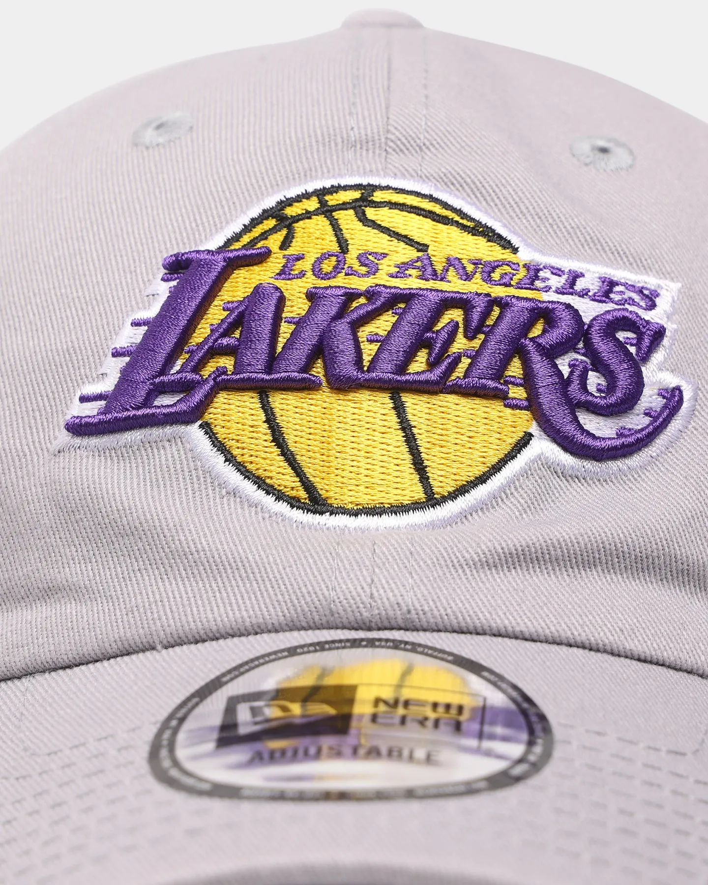 New Era Los Angeles Lakers Casual Classic Strapback Grey/Original Team Colours