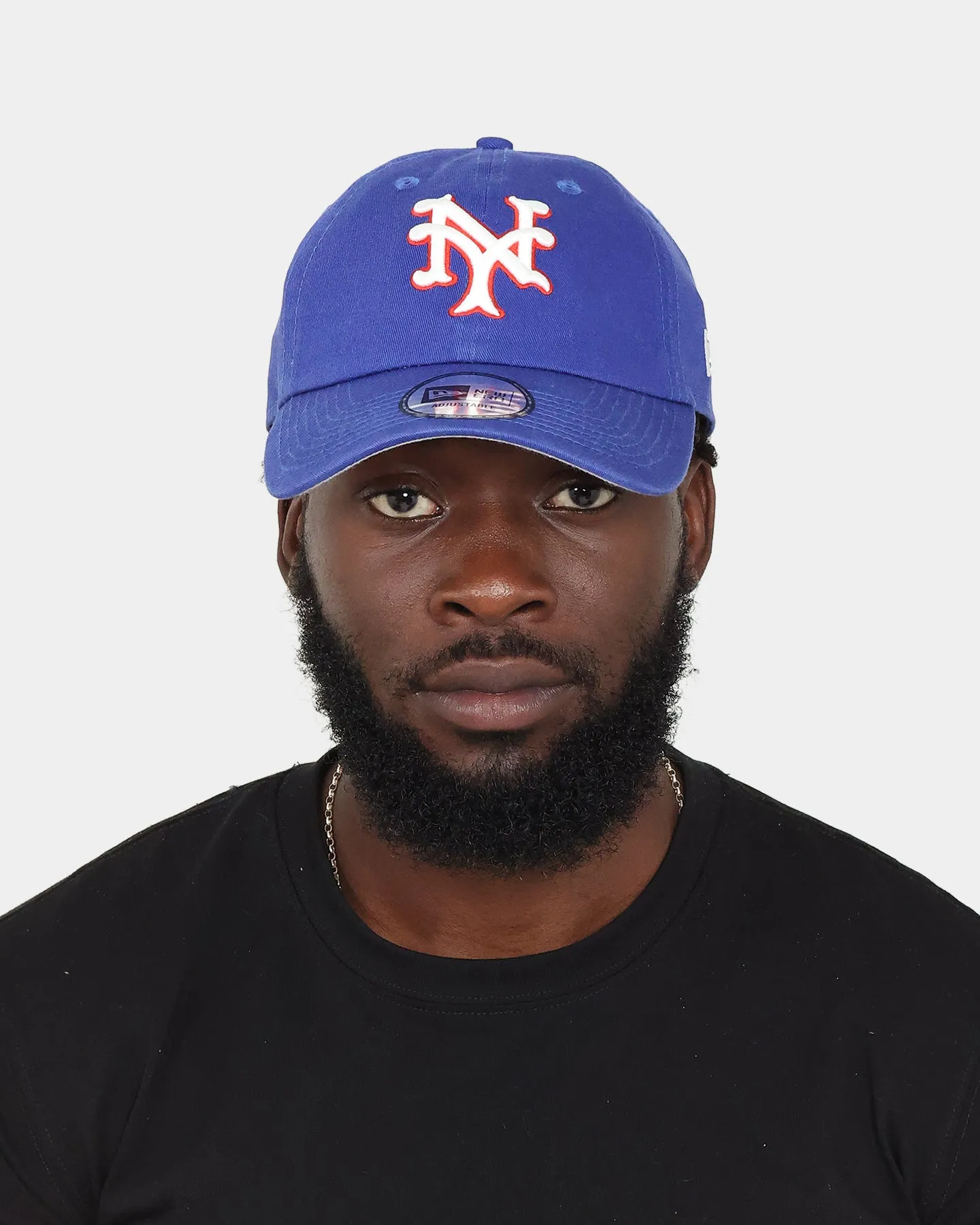 New Era New York Mets 'Washed Royal Blue' Casual Classic Strapback Original Team Colours