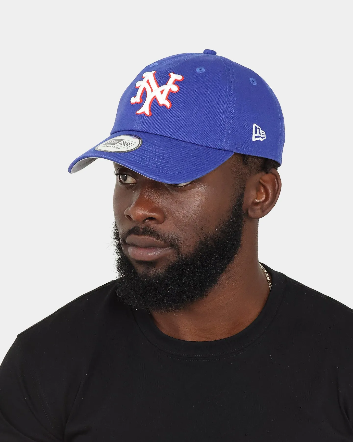 New Era New York Mets 'Washed Royal Blue' Casual Classic Strapback Original Team Colours