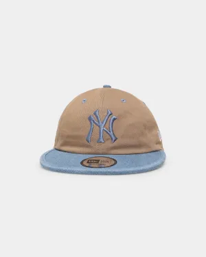 New Era New York Yankees 'Khaki Denim' Casual Classic Strapback Khaki