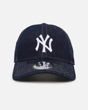 New Era New York Yankees Washed Denim Casual Classic Strapback Blue Washed Denim