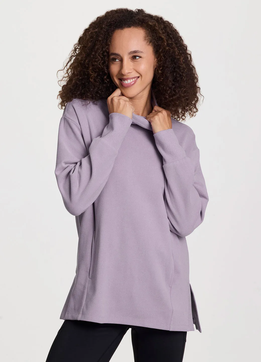 Oliver Relaxed Mock Neck Tunic