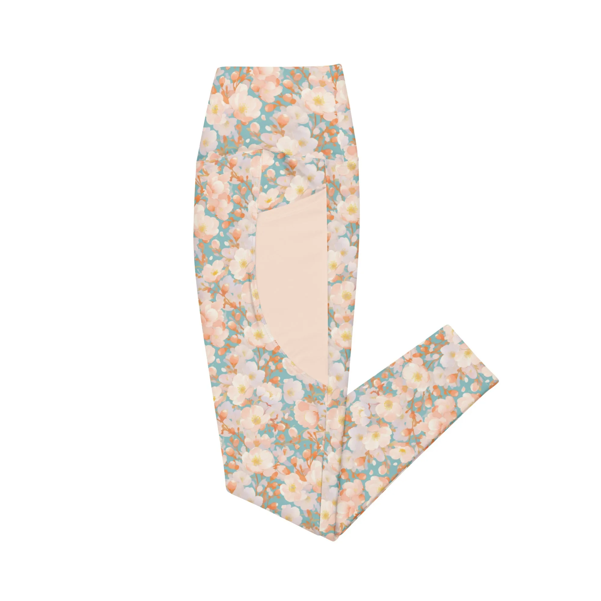 Orange Blossom- Leggings with pockets