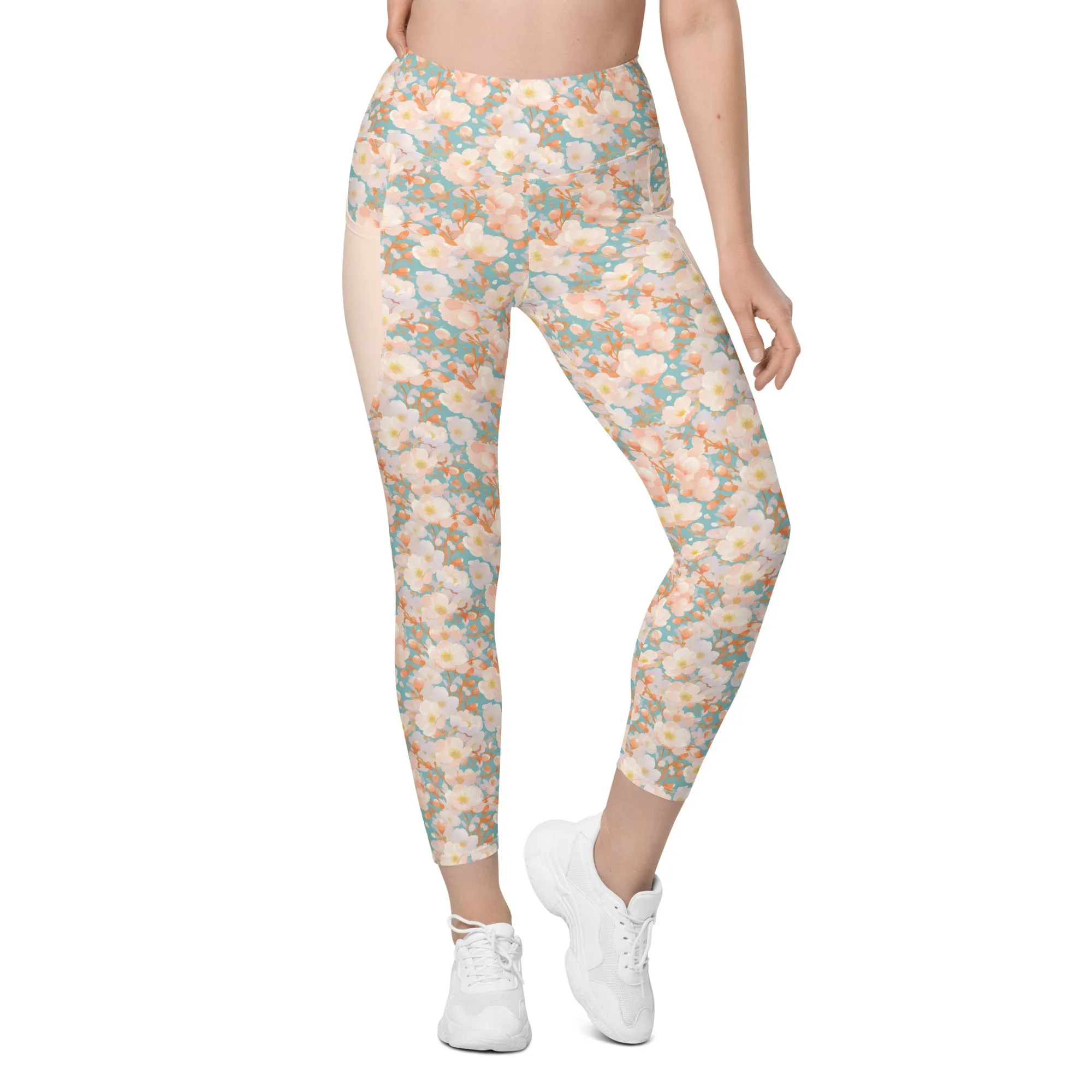 Orange Blossom- Leggings with pockets