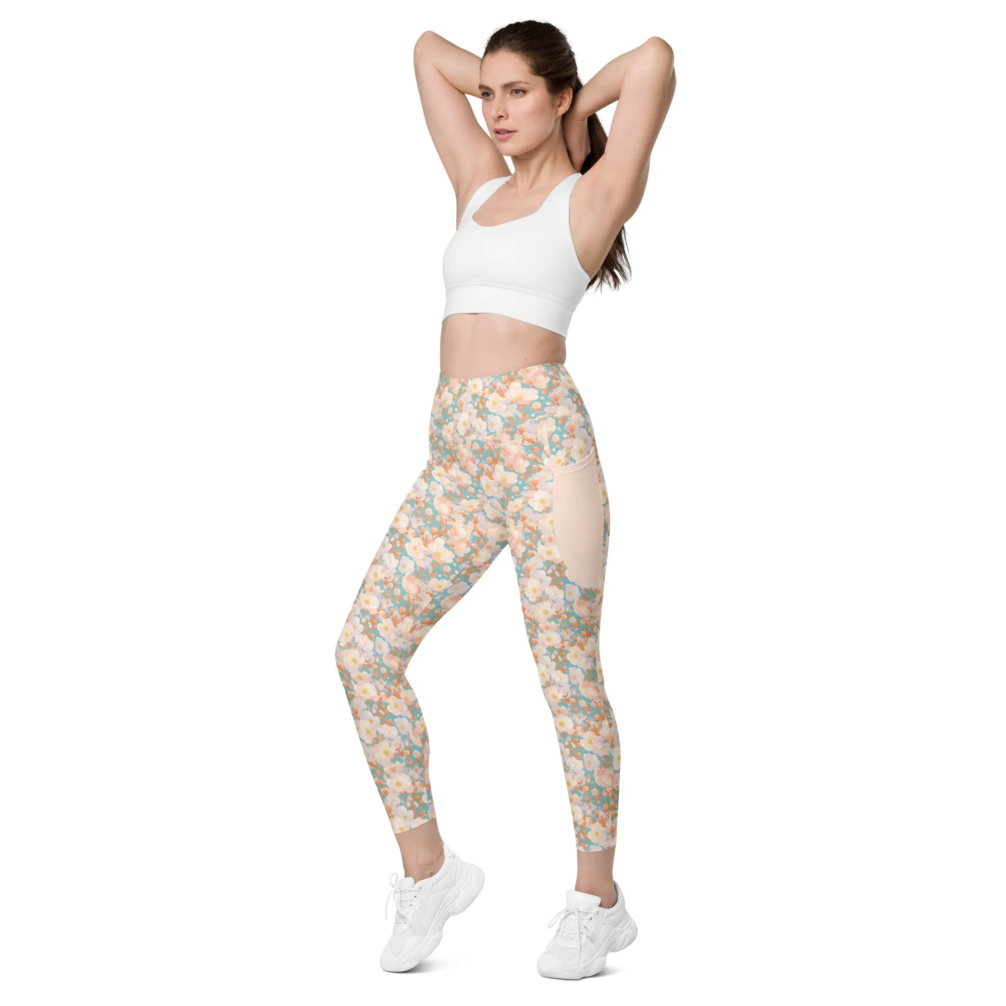 Orange Blossom- Leggings with pockets