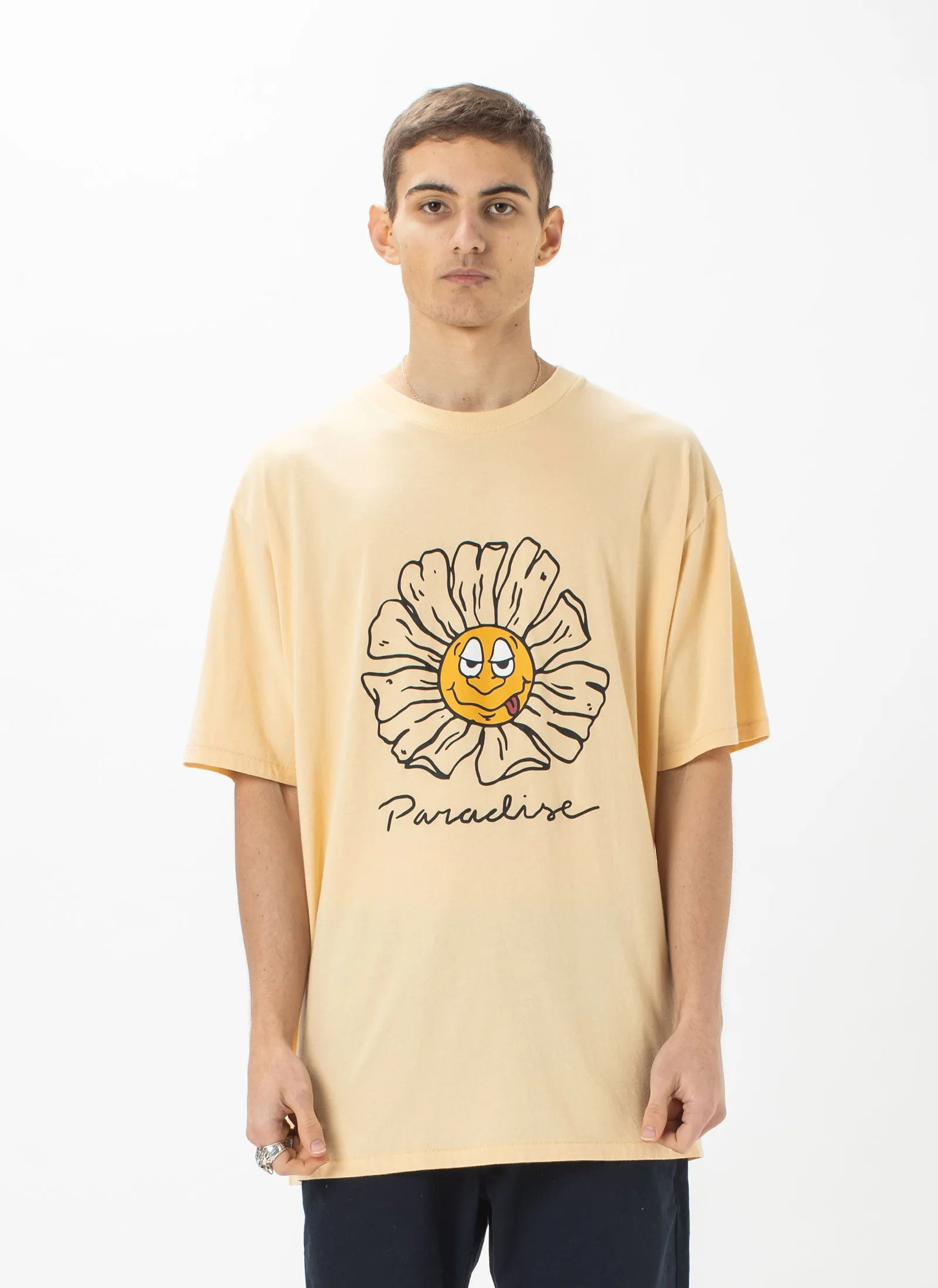 Paradise Homie Tee Pastel Yellow