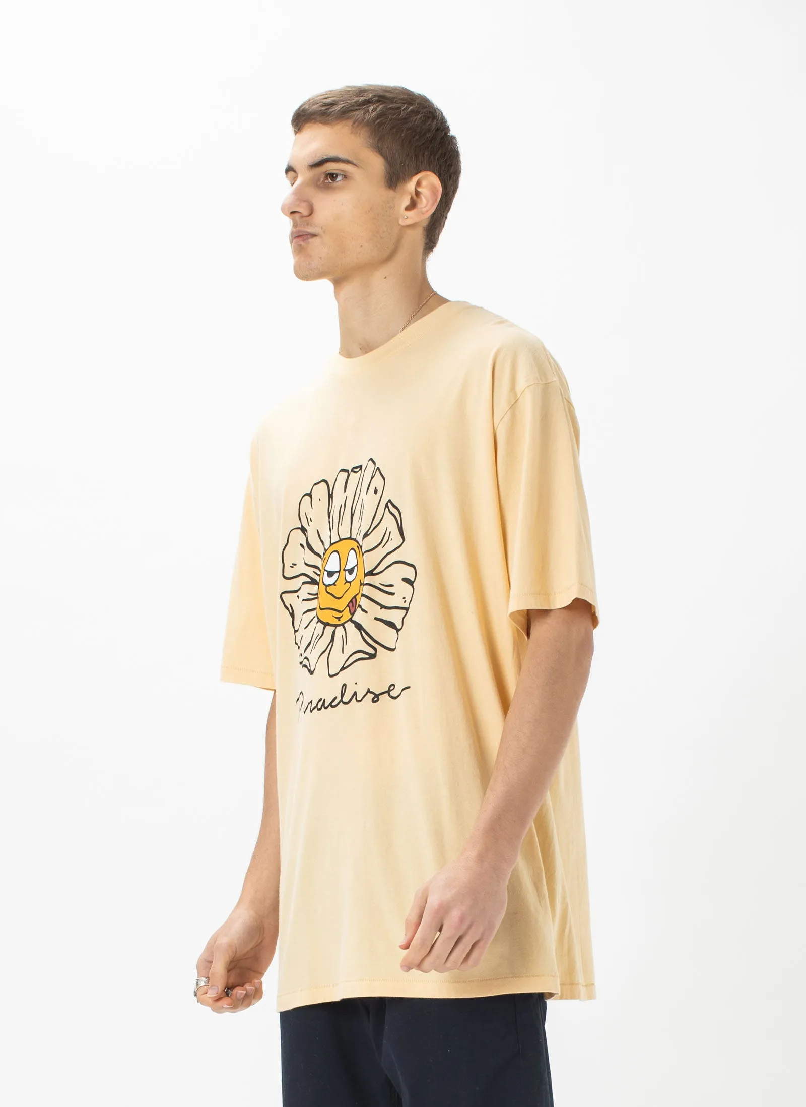 Paradise Homie Tee Pastel Yellow