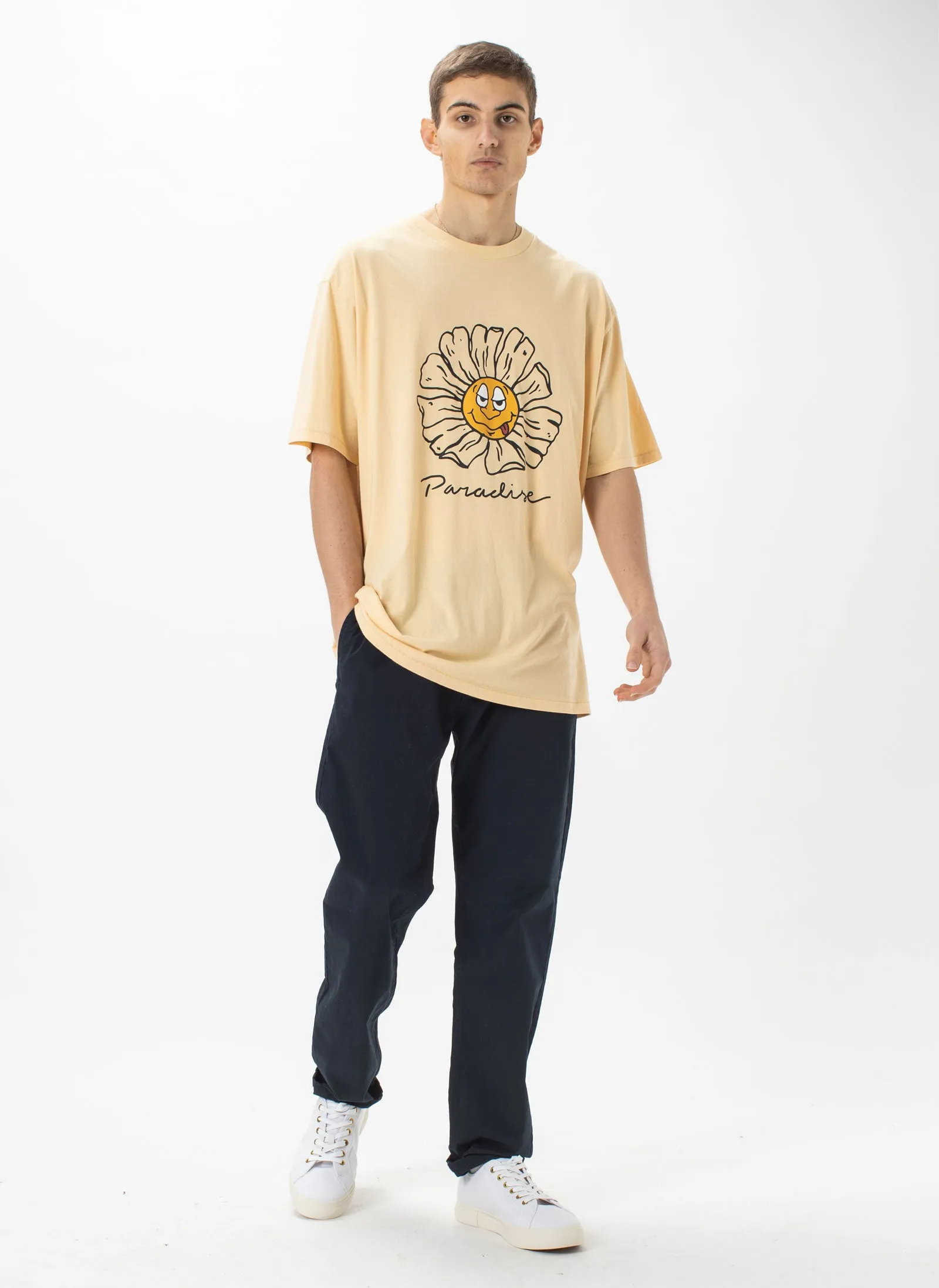 Paradise Homie Tee Pastel Yellow