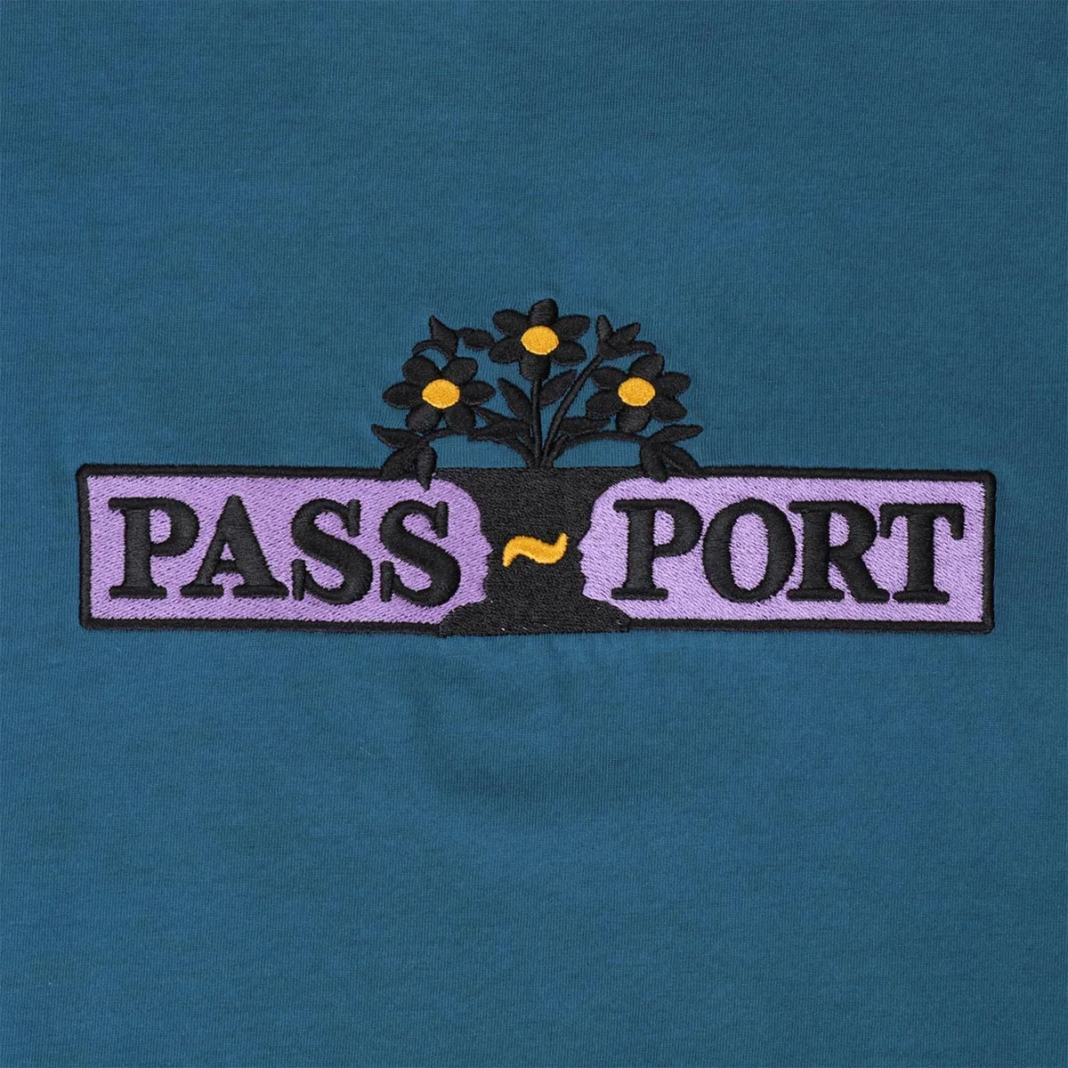 Pass~Port - House Plant Organic Cotton Tee Teal