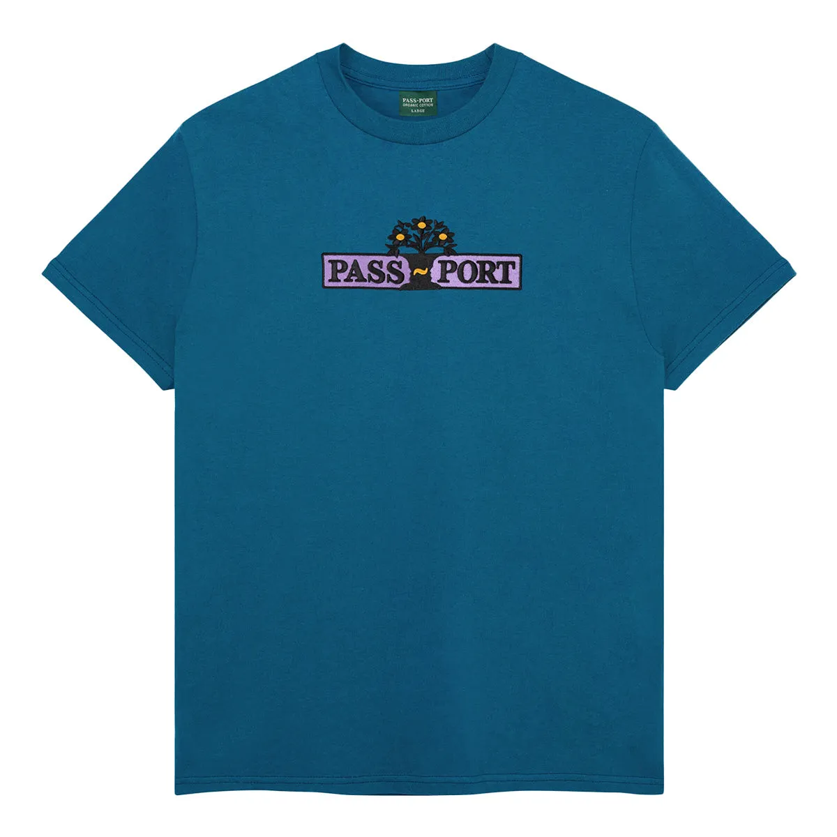 Pass~Port - House Plant Organic Cotton Tee Teal