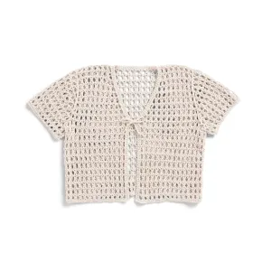 Patons Crochet Mesh Beachside Cardigan