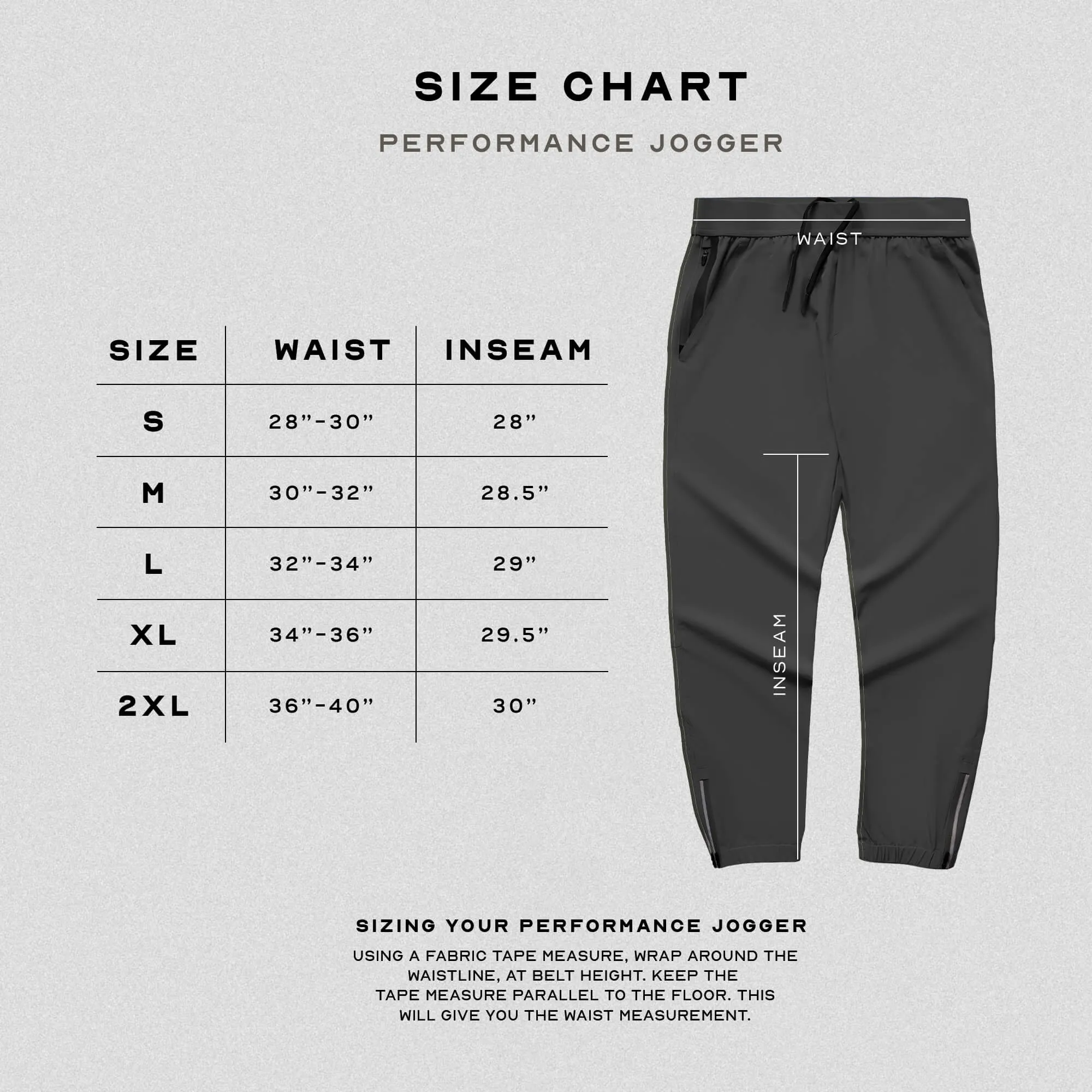 Performance Joggers - Obsidian